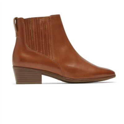 Rockport Geovana Gore Bootie Tan