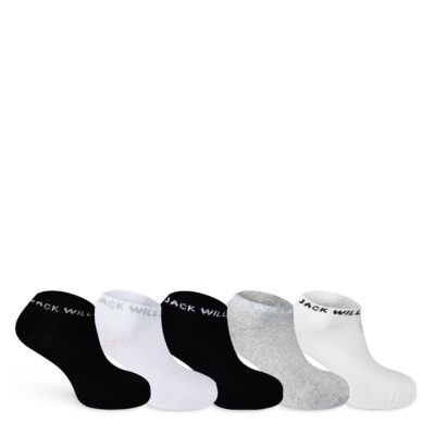 Jack Wills Tembleton Trainer Socks 5 pack