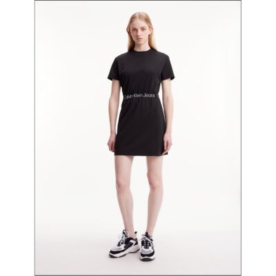 Calvin Klein Jeans LOGO WAIST MILANO T-SHIRT DRESS