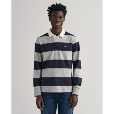 Gant Shield Barstripe Long Sleeve Heavy Rugger