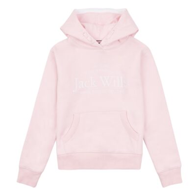 Jack Wills Kids Girls Logo Script Hoodie