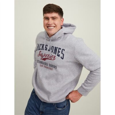 Jack and Jones Logo Hoodie