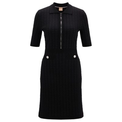 Boss Boss Farese Zip Dress Womens