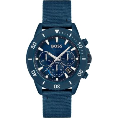 Boss Gents BOSS Admiral Ocean Plastic Blue Watch