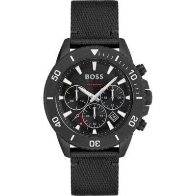 Boss Gents BOSS Admiral Ocean Plastic Black Watch