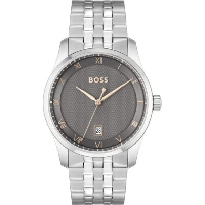 Boss Mens BOSS Principle Stainless Steel Bracelet Watch